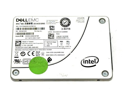 DC29P DELL/INTEL 3,84TB D3-S4510 6Gb/s SATA 2,5'' SSD 0DC29P