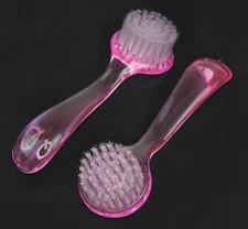 TRANSPARENT FACIAL CLEANING BRUSH SCRUB CLEANSER 2 PCS