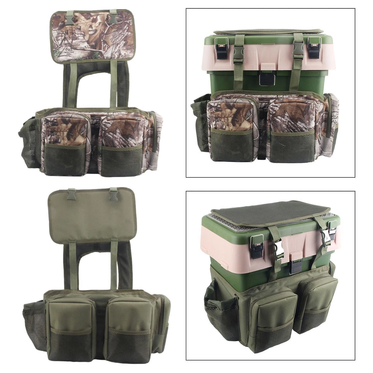 Rucksack for Fishing Seat Box Large Capacity Heavy Duty Fishing