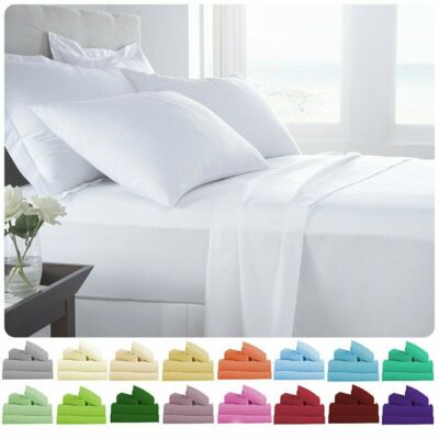 X-Deep Pocket 30'' 6pc SheetSet EgyptianCotton 600TC  US-Queen/King All-Color