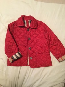 burberry jacket red