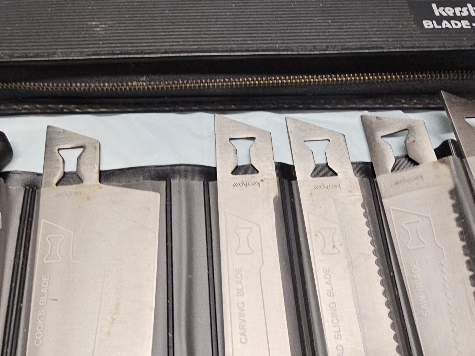 Vintage Kershaw Kai Blade Trader Interchangeable 6 Knife Set w/case eBay