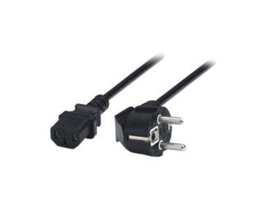 Manhattan Powerkabel Stromkabel PC Drucker Monitor Fernseher 1,5m Schwarz