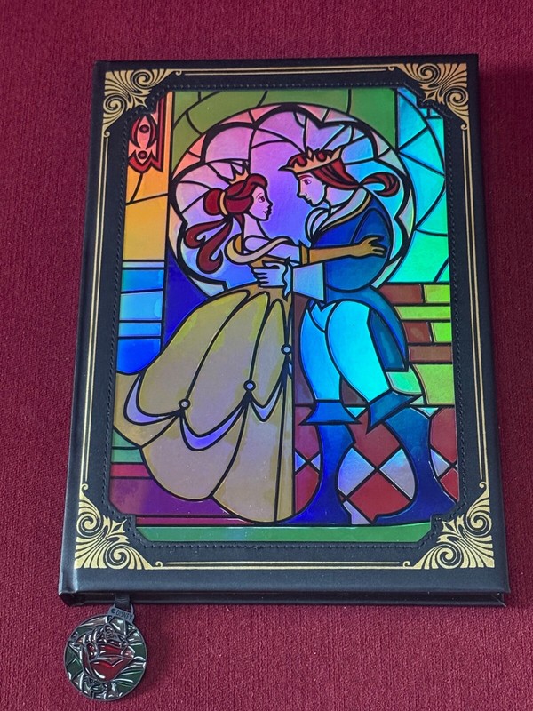 Beauty & The Beast Stained Glass Window Journal - Iridescent Cover Last One