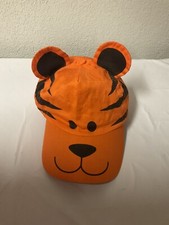 Fun Animal Safari Tiger Cap With Adjustable Strap For Kids  Adults One Size