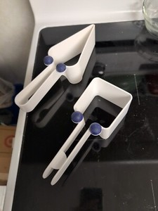 Tupperware Piece O Cake Square & Triangle Slicer Pie Serving Utensils Set of 2
