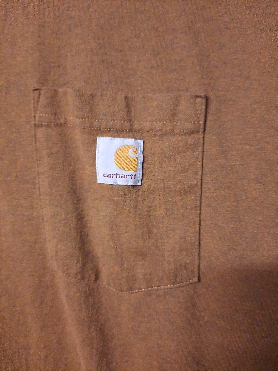Carhartt K87 Men's T-shirt - Brown, XL