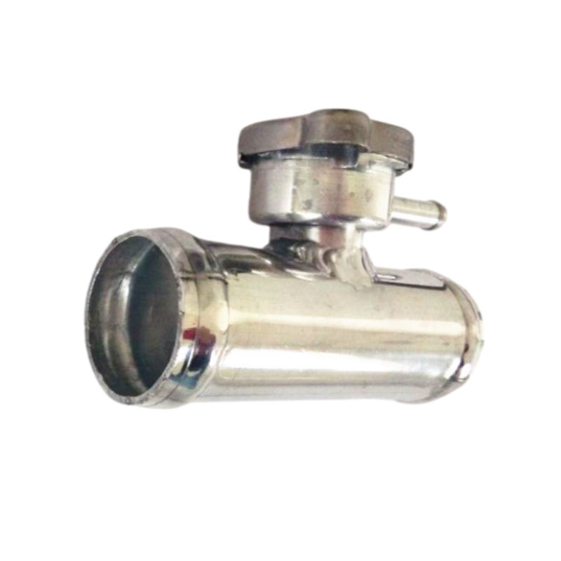 32mm 11/4" O.D Aluminum Inline Radiator Coolant Hose Pipe Filler Neck