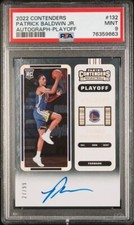 2022 Contenders Patrick Baldwin Jr Playoff Ticket Rookie Auto RC /99 Spurs