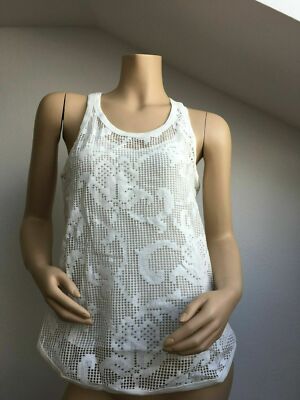 Rag & Bone Blanc Stella Tank W274A27NN - Blanc - Size: M