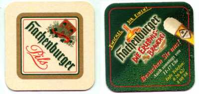 Very nice beer mat Hachenburger Pils B