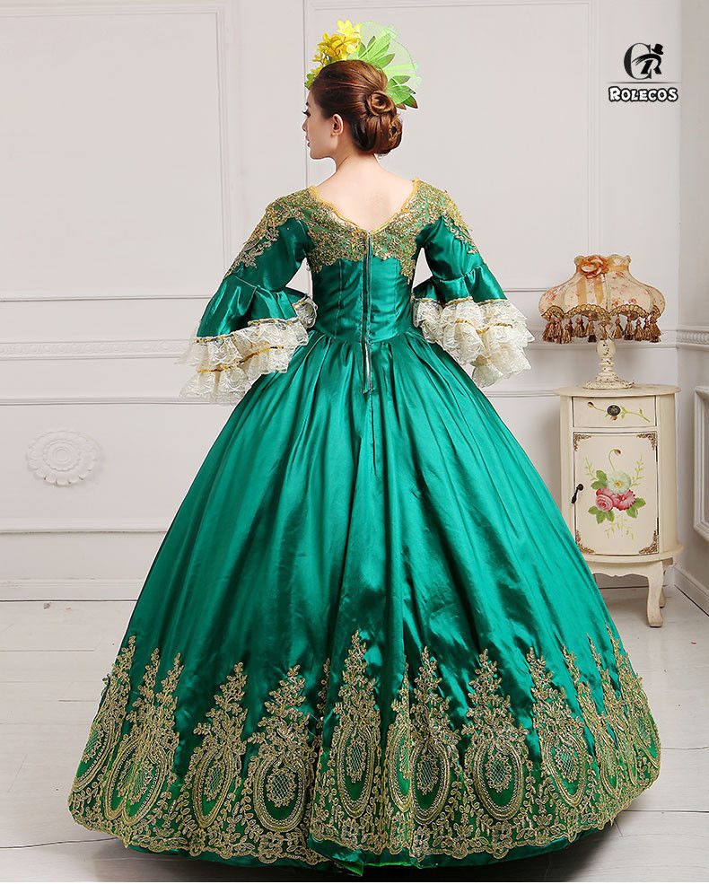 Vintage Victorian Party Dress Princess Ball Gown Masquerade Costume Fancy  Dress | eBay