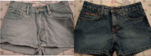 Lot of 2 Women GAP/L.e.i Jean Shorts Size 1