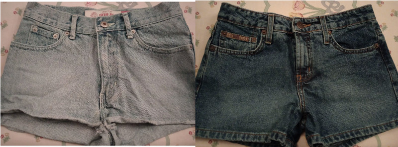 Lot of 2 Women GAP/L.e.i Jean Shorts Size 1