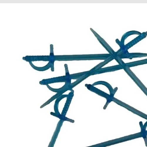 ESPADA DE CÓCTEL PALO NEÓN PICK AGITADOR 10PK NAVIDAD CÓCTEL FIESTA AZUL NIÑOS Foto 4 de 4