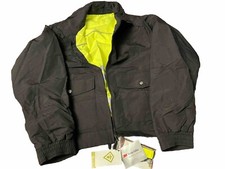 NEW: First Tactical - Men  s M/Reg - High Vis Reversible Duty Jacket, Black W/Tag