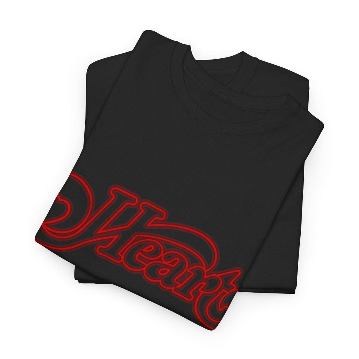Heart Band TShirt, Vintage 70s 80s 90s Rock Tee, Classic Tour