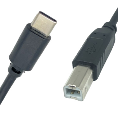 USB-C auf USB-B Kabel Drucker Druckerkabel für LENOVO IdeaPad Slim 3, Chromebook