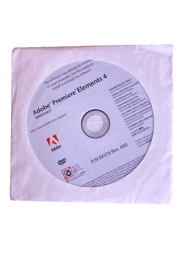 Adobe Premiere Elements 4 DVD New / Factory Sealed