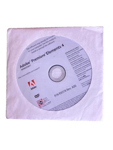 Adobe Premiere Elements 4 DVD New / Factory Sealed