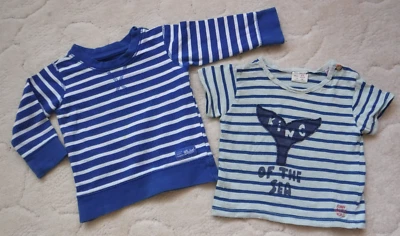 Baby Sweatshirt (Little Rebel) + T-Shirt (ZARA baby) - Gr. 68/74 - Bild 1 von 4