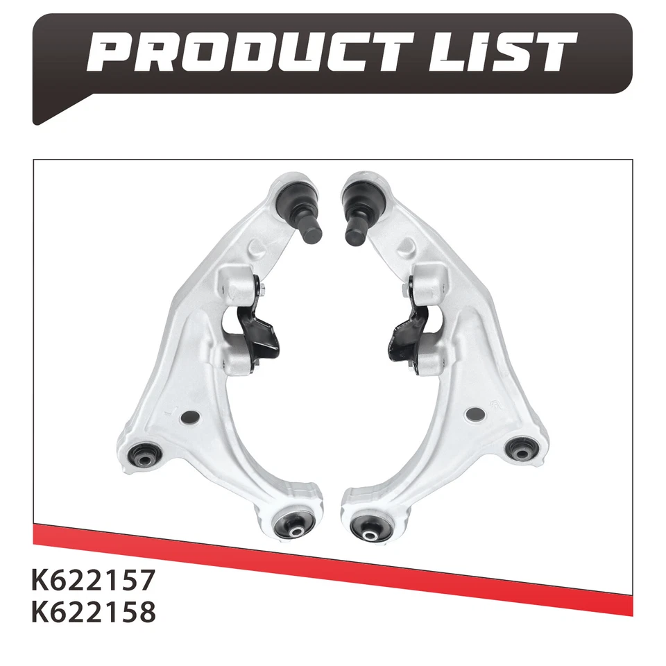 Пара шарнирных шарниров переднего левого и правого нижнего рычага управления для Nissan Murano 2009 - 2014 годов выпуска - Изображение 3 из 4