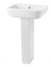 Duchy Orchid Basin and Full Pedestal 520mm Wide 1 Tap Hole