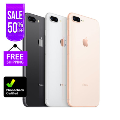 iPhone 8 Plus 64GB Unlocked - Gold, Silver, Space Gray - Fair Condition
