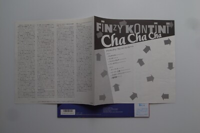 Finzy Kontini ‎– Cha Cha Cha JAPAN 1987 NEAR MINT vinyl LP K25P