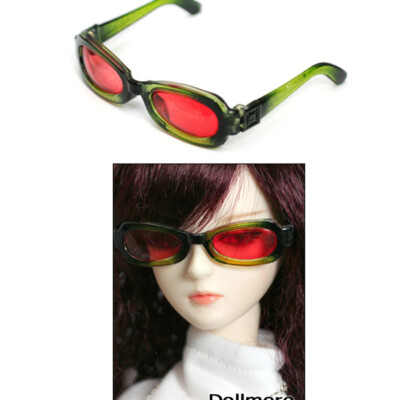 [Dollmore]Square Glasses For 1/3 BJD Doll SD - Dollmore Sunglasses II (GR/RED)