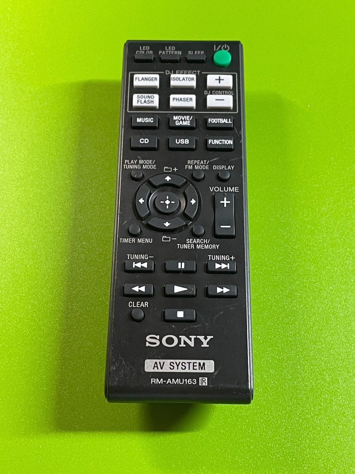 AUTHENTIC SONY RMAMU163 REMOTE CONTROL for LBTGPX55 LBTGPX77 SHAKE5