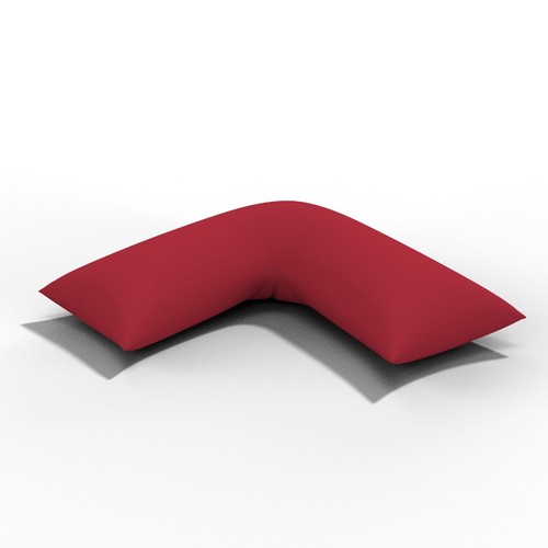 Funda de almohada ortopédica en forma de V de policalgodón de lujo con soporte para cabeza y cuello 74x34 - Imagen 57 de 79