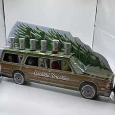 Cocktail Christmas Vacation Holiday Station Wagon Clark Griswold Mixer Set NEW