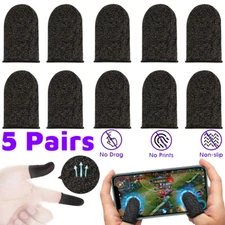 10pcs Touch Screen Gaming Finger Sleeve Game Controller Mobile Sweatproof Gloves
