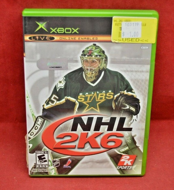 Xbox Microsoft 2K Sports NHL 2K6 Hockey Rated E. 10+ Game Complete in