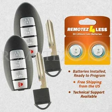 2 For 2014 2015 2016 2017 2018 2019 Inifiniti Q70 Replacement Car Remote Key Fob