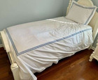 Annie Selke French TWIN Trio Duvet Cover Set 3Pc Down Insert Sham Pine Cone Hill