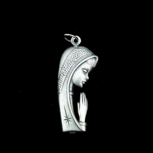 Religiöser Anhänger Restposten Heilige Maria Jesus am Kreuz Metall Vintage Anhänger x 12 - Bild 2 von 24
