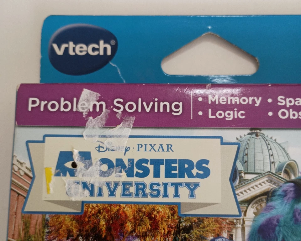 Monsters University Innotab Educational Game Cartridge Vtech Disney Pixar New - Image 2 of 4