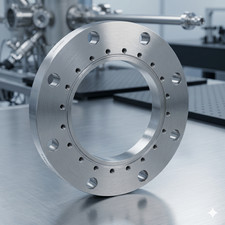 8.0" CF to 6" ASA (ANSI) Zero-Length Hybrid Adapter Flange CONFLAT