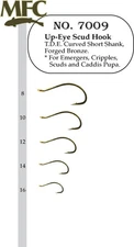 Montana Fly Company Up Eye Scud Hook 7009 - Size 10 - 25 Pack