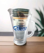 NFL Green Bay Packers Plastic Bud Light Beer Pitcher With 4 Cups Set