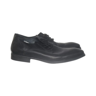 DS Shoes by DinSko, Derby Schnürer, Größe: 45, Leder, Schwarz, Herren #E3h