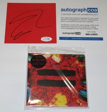 Ed Sheeran signed = EQUALS Insert + Sealed CD + ACOA COA Autographed (E)