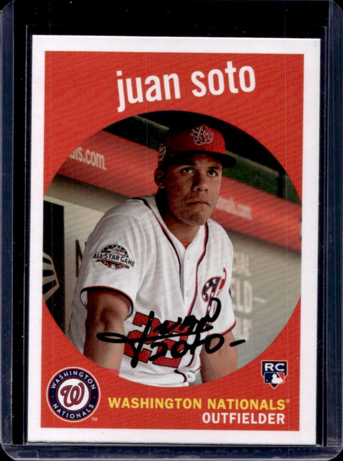 2018 Topps Archives Juan Soto RC Rookie #73 Nationals