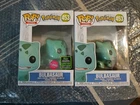 Funko Pop Pokémon Exclusives  Flocked Bulbasaur + OG Bulbasaur POP A+ LOT OF 2