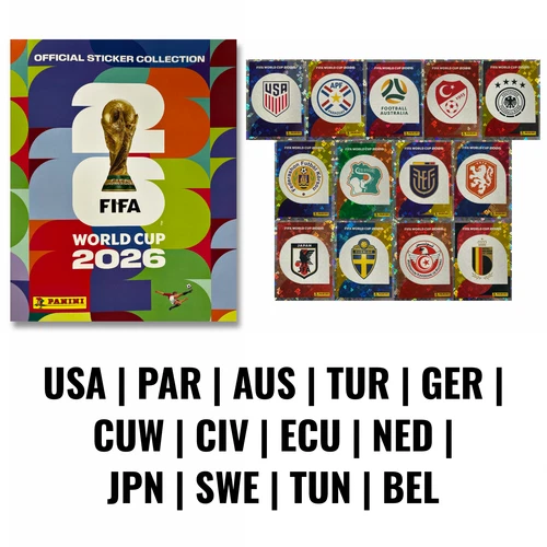 Panini FIFA World Cup WM 2026 Einzelsticker zum Aussuchen #2 USA - Belgien