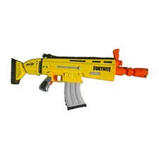 Nerf Fortnite AR-L Motorized Full Auto Blaster w/ Magazine Yellow Assault Rifle