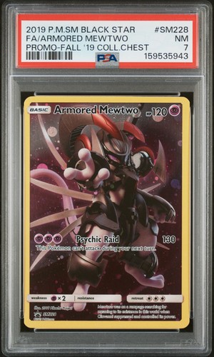 Armored Mewtwo graded PSA 7 for sale on eBay