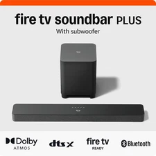 Amazon Fire TV Soundbar Plus With Subwoofer Newest Model